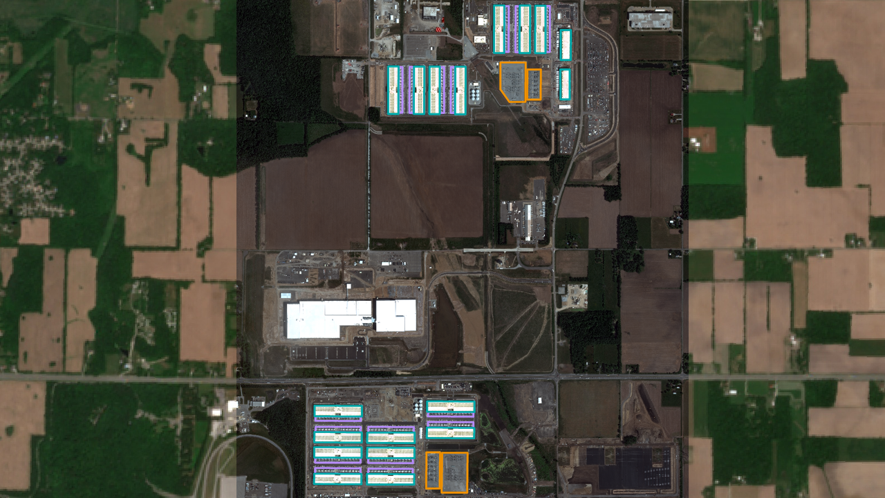 Satellite view of Anthropic-Amazon New Carlisle