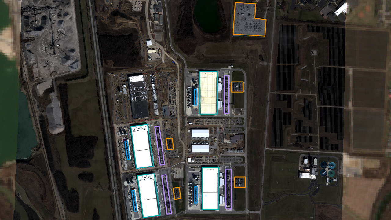Satellite view of Google Columbus