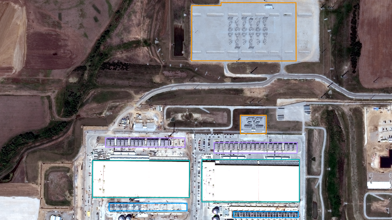 Satellite view of Google Lincoln