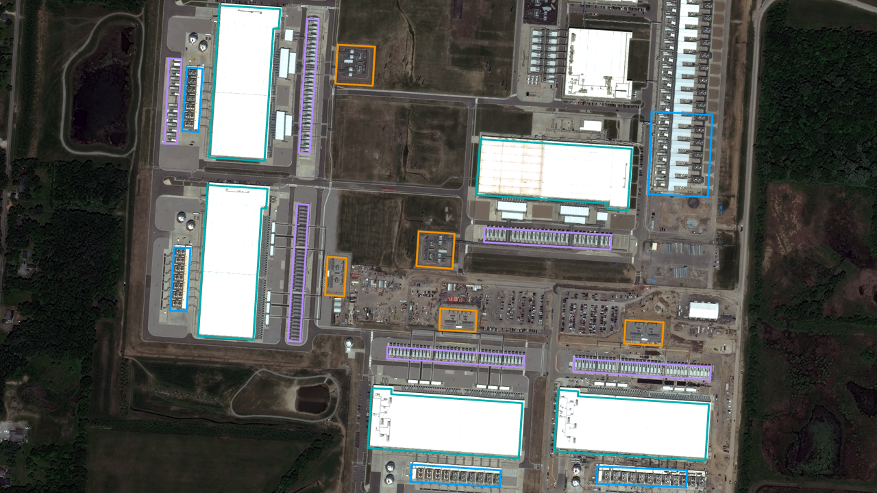 Satellite view of Google New Albany