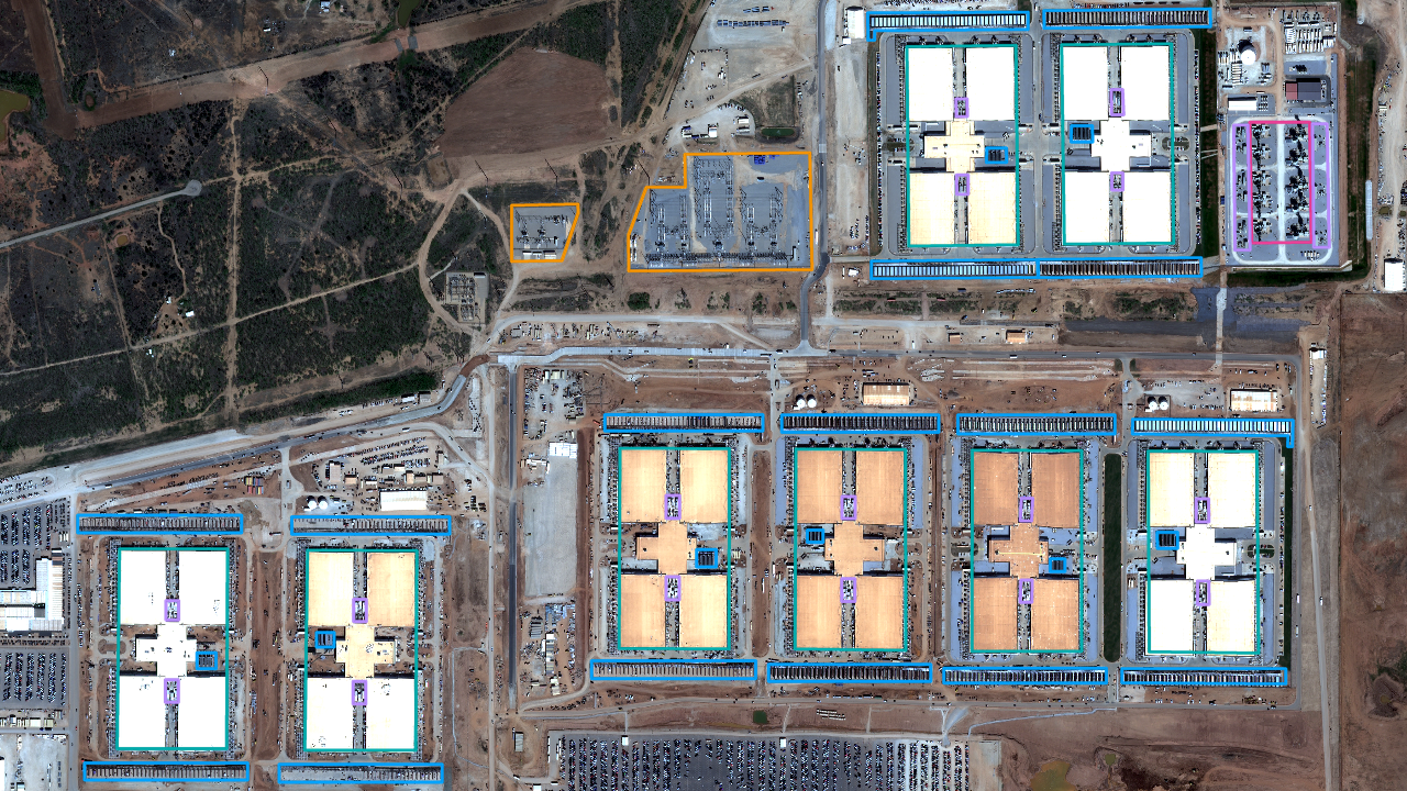 Satellite view of OpenAI Stargate Abilene
