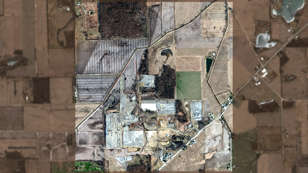 Satellite view of OpenAI Stargate Michigan