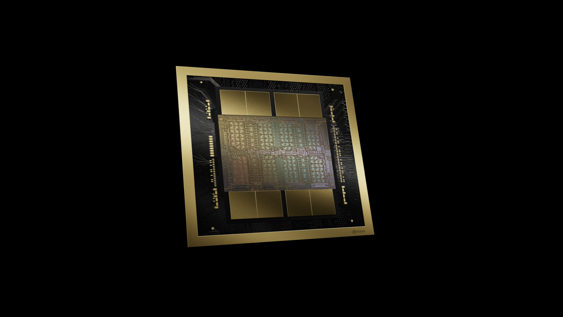 An image of an Nvidia Blackwell chip.